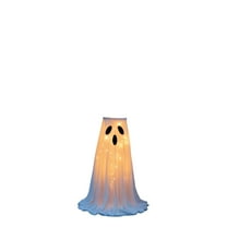 Halloween Spooky Ghost Candy Bowl Stand With Lighted, Large Witch Ghost Pot Trick Or Treat Candy Stand Decoration For Party