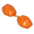thumbnail image 4 of Turn Signal Lens, Cool Design ABS Front Indicator Lens Left Right Side Waterproof   For Motorcycle Black,White,Yellow, 4 of 8