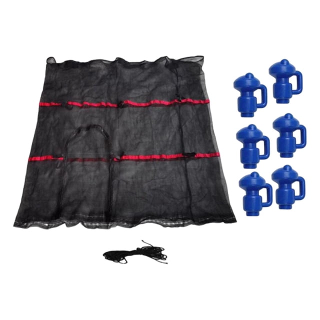 Red de trampolín segura, accesorios de red, resistente a la intemperie, estable, de repuesto, transpirable, para adultos que saltan al aire libre