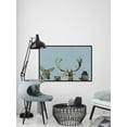 thumbnail image 6 of Too Cool for the Party in Blue Floater Framed Painting Print on Canvas, 6 of 6