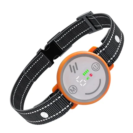 Pet Dog Anti Barking Device Automatic Stop Barking Vibration Anti Bark Collar USB Rechargeable