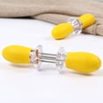 thumbnail image 4 of Juego de soportes para maíz (8 piezas, talla única), color amarillo Inoxidable Brochetas De Mazorca De Maíz, Tenedor Doble Para Asar, 4 of 5