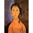 thumbnail image 2 of Girl With Braids Poster Print by Amedeo Modigliani, 2 of 2