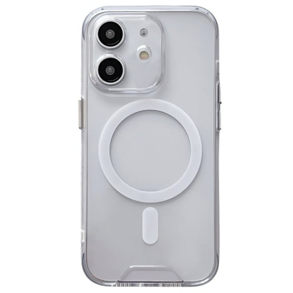 For iPhone 12 Space MagSafe Acrylic Hybrid TPU Phone Case(Transparent)