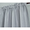 thumbnail image 2 of Olivia Gray Naples Textured Jacquard 53 x 84 in. Single Rod Pocket Curtain Panel in Silver, 2 of 4