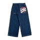thumbnail image 1 of Pantalones vaqueros unisex estilo hip-hop gótico urbano de talle alto y corte holgado con diseños rasgados y bordados for hombre y mujer, 1 of 3