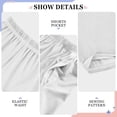 thumbnail image 4 of joogoo White Pajama Pants Pj Bottoms Sleepwear Lounge XL, 4 of 9