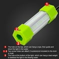 thumbnail image 6 of 130W DC 12V IP68 Waterproof Aluminum High Power Glowing Boat Fish Attractants Lure Green Submersible Fishing Lights LED Underwater For At Night Snook Crappie with Battery Clips Cigarette Charger, 6 of 7