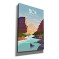 thumbnail image 2 of Epic Graffiti 'Zion National Park' by Arctic Frame Studio, Canvas Wall Art, 12"x18", 2 of 2