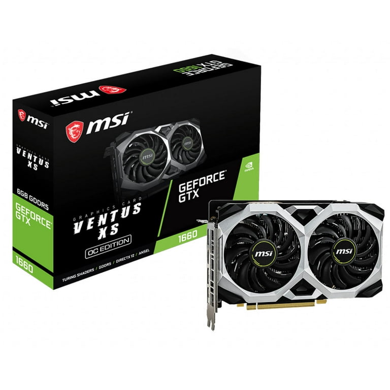 MSI Gaming GeForce GTX 1660 Ventus XS 6G OC Graphics Card