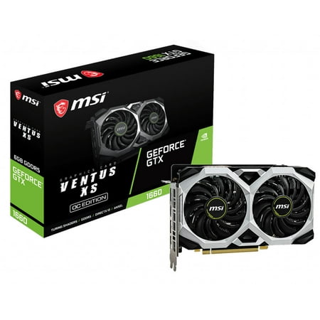 MSI Gaming GeForce GTX 1660 Ventus XS 6G OC Graphics (Best Geforce Gtx 760)