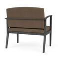 thumbnail image 3 of Amherst Steel Reception Waiting Bariatric Chair / Charcoal Steel / Brown, 3 of 3