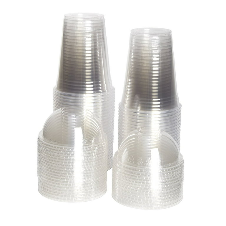 ELEGANT DISPOSABLES 16 oz Clear Plastic Cups with Dome Lids - 50 Pack  Disposable Plastic Parfait Cup…See more ELEGANT DISPOSABLES 16 oz Clear  Plastic
