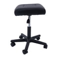 thumbnail image 5 of Modern Black Office Footrest, Height Adjustable Footstool, Foot Stool with Wheels, Foot Stand Under Desk, 5 of 26