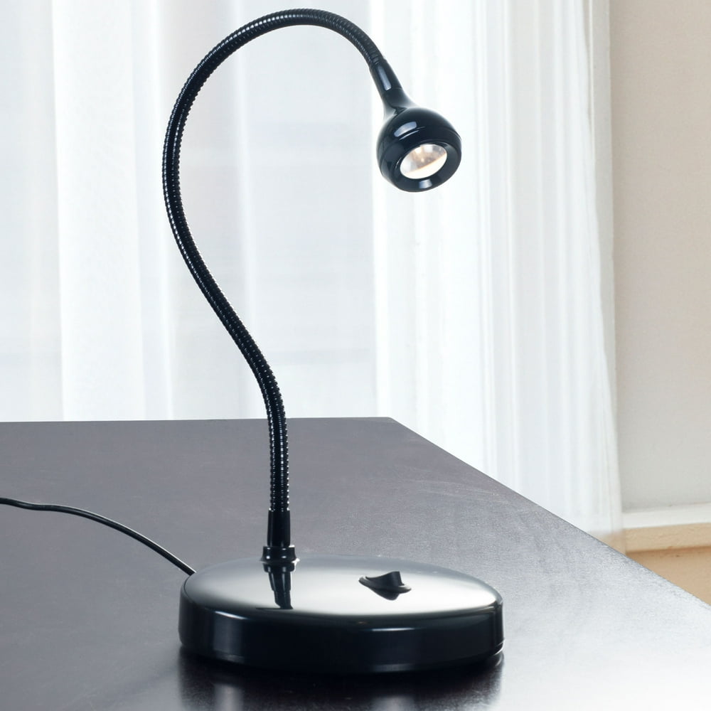 Lavish Home LED Goose Neck Desk Lamp