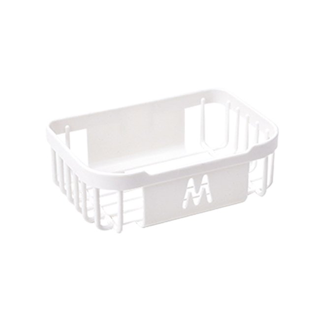 Wall-mounted Tissue Storage Rack Hanging Hollow Drain Basket Roll Paper Shelf for Kitchen Bathroom Toilet