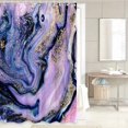 thumbnail image 3 of Luxury Abstract Fabric Marble Texture Shower Curtain For Bathroom, Fabric Bathroom Shower, 3 of 5
