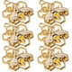 thumbnail image 3 of BRIGHTFUFU 6 uds. De dijes de abeja, dijes de Metal para hacer joyas, dijes para pendientes, collares y pulseras, 3 of 7