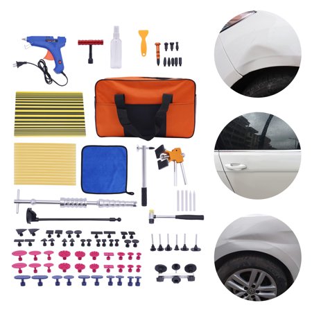 Miumaeov Dent Repair Tool Portable Car Body Paintless Dent Repair Puller Dent Damage Lifter Tool Kit