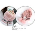 thumbnail image 3 of Janrevotw Women'S Sledding Hat Gloves Set Snowman Hat Ball Cap Warm Winter Hat Women'S Knitted Wool Wrap Around Baseball Cap Head Warmer, 3 of 7