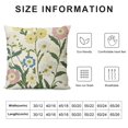 thumbnail image 5 of Patifu  Embroidery Floral Pattern Throw Pillow Covers   Couch Pillows Case for Bed Living Room Chair, No Insert   20x20in, 5 of 5