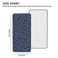 thumbnail image 2 of Absorbent Coral Velvet Towel 27x55in Light Soft And Fluffy Wool Circle Delicate And Not Easy To Remove The Edge Animal Skin Print Style Darkturquoise_3, 2 of 8