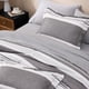 thumbnail image 5 of Juego de cama Bedsure Queen, edredón, 7 piezas, color gris escarchado, 5 of 7