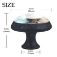 thumbnail image 4 of 4 Pcs Sea Lion Knobs for Kitchen Cabinet Cupboard Dresser Bookcase Drawer Pulls Handles Round Home Decor, 4 of 8