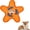 Orange, variant on Squeaky Dog Toys, Cute Star Shape Dog Chew Toys with Squeaker Crinkle Paper Strong Ropes Bright Color Interactive Dog Toys for Puppy Small Medium Dogs Chewing Grinding Teeth