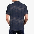 thumbnail image 3 of Balery Sunflowers Printed Men’s Short Sleeve Polo Shirt, Midweight Men's Shirt,Golf Polo shirts -Small, 3 of 8