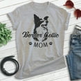 thumbnail image 2 of Border Collie Mom T-shirt, Unisex Women's Shirt, Border Collie Owner, Cute Dog Mom Gift, Heather Gray, Large, 2 of 6