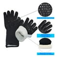 LYSICSKINEM Hot BBQ Grilling Cooking Gloves Extreme Heat Resistant oven