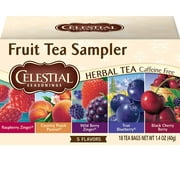 Celestial Seasonings New Variety Fruit Sampler, 5 Herbal Teas - 20 Tea Bags