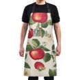 thumbnail image 4 of Yayeee Chief Kitchen Apron with Pockets for Cooking Water Resistant Unisex Adjustable Neck Strap, Apple Leaves Pattern, 4 of 7