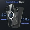 thumbnail image 4 of JETech Magnetic Case for iPhone 15 Plus 6.7-Inch Compatible with MagSafe Wireless Charging, Shockproof Phone Bumper Cover, Anti-Scratch Clear Back (Black), 4 of 6