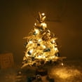 thumbnail image 1 of PENGXIANG 18Inch Mini Christmas Tree Light Tabletop Artificial Christmas Tree  LED String Lights  Christmas Tree Ornaments for Christmas Table Top Desk Decor Home Indoor Decoration, 1 of 7