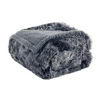 CASAFUN Waterproof Dog Blankets for Large Dogs,Calming Cat Blanket for Bed Couch Protector Washable,Long Faux Fur Pet Throw Blanket for Puppy,Reversible Furniture Protection