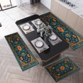 thumbnail image 5 of IsecretJoy Non Slip Kitchen Rugs Sets of 3, Washable Kitchen Mats for Floor Waterproof & Stain Resistant Runner Rug for Kitchen, Laundry Room, Hallway, 5 of 11