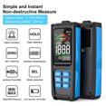 thumbnail image 4 of Digital Moisture Detector, Wall Moisture Sensor Sensitive Response Non Destructive Induction High Accuracy 3 Inch Color Screen  for Wood Materials, 4 of 7