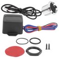 thumbnail image 1 of Kit de arranque de encendido de motor sin llave para coche de carreras de 12 V, interruptor de botón con luz, 1 of 5