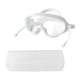 thumbnail image 4 of Gafas de natación, gafas de natación antivaho, correa de silicona ajustable, visión clara Blanco, 4 of 9