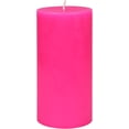 thumbnail image 1 of 6 Inch Hot Pink Pillar Candle, 1 of 5