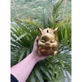 thumbnail image 4 of Y.Byani Piggy Bank Coin Bank Pig Statue Gifts Polyresin Home Decor Arts 8.3 inch (Gold), 4 of 9
