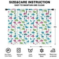 thumbnail image 2 of Blackout Kids Curtains,White Cartoon Dinosaurs Childrens Insulated Curtains Set Of 2,Bedroom Essentials,Toddler Room Decor 52"x84", 2 of 5