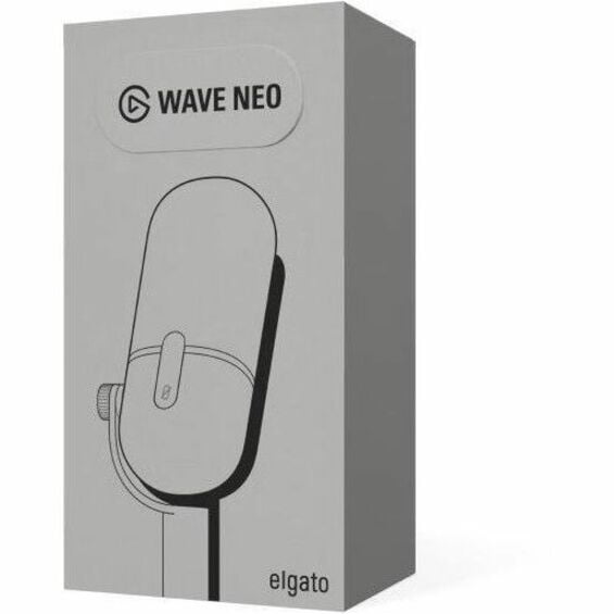 Elgato Wave Neo - Usb Condenser Microphone  Tap To Mute  For Gaming  Streaming  Meetings  Voice Recording On Teams/Zoom/Obs/Twitch/Youtube & More  Plug-N-Play  Works On Laptop  Pc  Mac  Ipad  Iphone