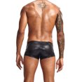 thumbnail image 5 of Aayomet Mens Boxers Underwear Men's Underwear Bamboo Rayon Comfortable Breathable Dual Pouch Briefs,Black XL, 5 of 5