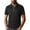 114#Black, variant on Mens Short Sleeve Polo Shirt Half Zip Plaid Knit Top Casual Out Golf Tee Summer Breathable Lightweight Fashion Pullover for Men Black M