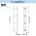 thumbnail image 2 of 3 Pairs Corset Busk, 7" Metal Spring Steel Boning Support with 4 Buttons 0.5 Width, 2 of 6
