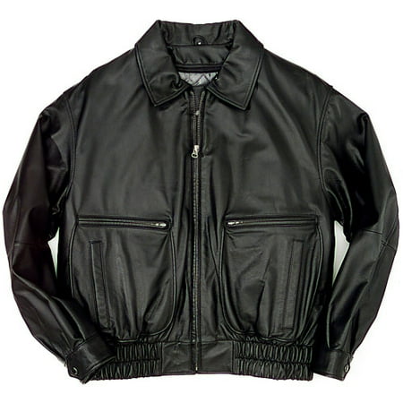 George - Men's Leather Aviator Jacket