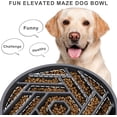 thumbnail image 3 of Slow Feeder Dog Bowl for Large & Medium Breeds, Anti-Choking Slow Eating Food Bowl, Non-Slip Pet Feeder with Maze Design, Bloat Stop Puzzle Dog Dish, Black, 3 of 18
